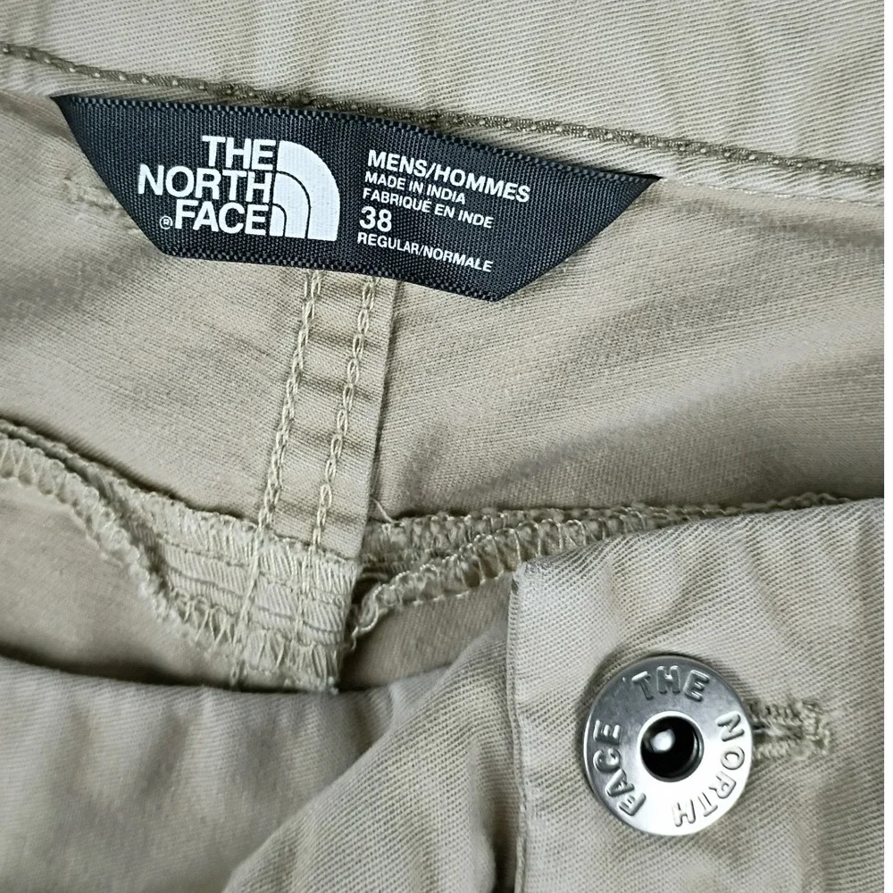 The North Face Short Mens 37 Tan Chino Hiking Stretch 5-Pocket Regular Fit Khaki